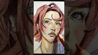 trying colored pencils..#art #drawing #coloredpencils