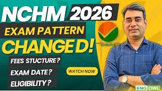 NCHMCT JEE 2026 Notification Released by NTA | Exam Pattern Changed | Check Details