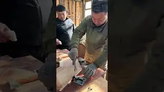 Making a mini barbecue table.#woodworking 