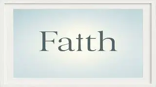 Faith is Serving the Lord | White Frame TV Art | Art Screensaver for TV | 1 Scene- 2 Hrs #wallart