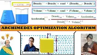 Archimedes Optimization Algorithm | STEP-BY-STEP | ~xRay Pixy