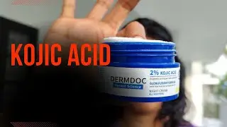 DERMDOC 2%kojic acid night cream review #trending video#malayalam review #