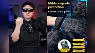 ron Competition Mechanical Armor Pro Cut-Resistant Tactical Gloves