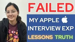 Apple Interview GONE WRONG: Reasons I Failed @hiamritaa | Apple India Creative Interview