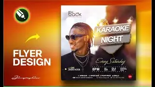 How to Design a  Flyer  | CorelDraw Tutorial 2024