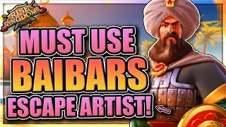 Baibars - The speedy cavalry commander with AOE!  | Rise  of Kingdoms (ROK)