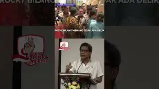 Rocky Gerung mengkritik Presiden Jokowi #rockygerung #jokowi #jokowidodo #politik ##lidertv