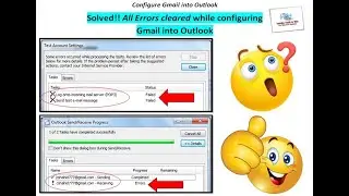 Solved!! Send and Receive error in Outlook, How to configure Gmail in Outlook 2007,Most common error