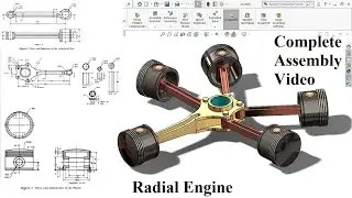 Solidworks Tutorial Radial Engine Assembly LearnVern Assembling All Part in Solidworks