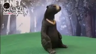 鐵雄電刷車 Mojo fun 動物模型 387173-馬來熊