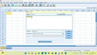 Ch1: How to import a Excel File in SPSS for Beginners