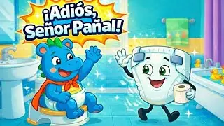Adiós Señor Pañal👋🏼🩲 | Canción Infantil para Dejar el Pañal🦖🚽