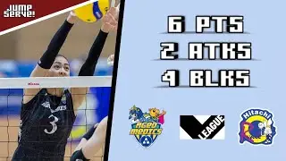 Jaja Santiago Highlights Round 2 Ageo Medics Vs. Hitachi Rivale | 🇯🇵 Japan V.League 2021-2022