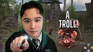 My Wand Chose Me&hellip; Then a Troll Attacked Hogsmeade - Lets Play Hogwarts Legacy 5