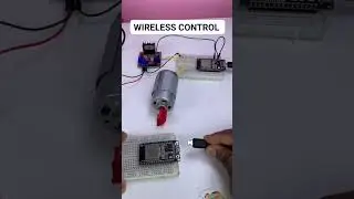 Wireless DC Motor control with ESP32 using ESP-NOW Protocol.#electronics #engineering #protocol