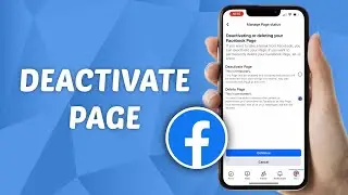 How to Deactivate Facebook Page! (2025)