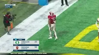 Indiana blows out Oregon in College Football Playoff Semifinals