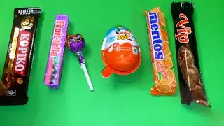 ASMR Most Popular Candys and Unpacking Chocolate Eat Mentos Unboxing Sweet Joy