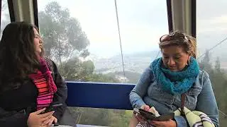 QUITO TELEFERICO Y COLUMPIO EN LAS NUBES VOLCAN PICHINCHA ECUADOR