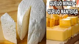 QUEIJO MINAS Caseiro e QUEIJO MANTEIGA MINEIRO #Culinária 🌹 MARILENE SARAH FIALHO