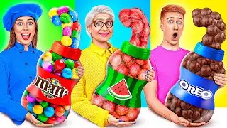 Me vs Grandma Cooking Challenge | Funny Kitchen War by TeenDO Challenge