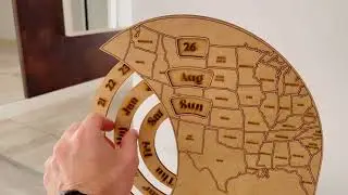 Calendar design for cutting machines | Glowforge designs | Wood cutting | Dxf & Svg designs