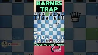 Barnes Trap: Best Way to Win Fast!#chess #shorts