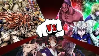The Pillar Men (Jojo) Vs The Royal Guards (Hunter x Hunter) Vs The Upper 3 (Demon Slayer)