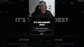 The Hardest Role In LoL 😱