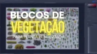 BLOCOS DE VEGETAÇÃO PARA PLANTA HUMANIZADA NO PHOTOSHOP E BLOCOS PNG #arquitetura