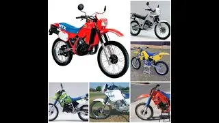 best 125cc off-road bikes ever made / old dual sport bikes / dirtbikes / old japan / xl / tsr / crm