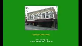 Grateful Dead 1971-02-23 [Tue] E.S.P. show Capitol Theatre, Port Chester, NY