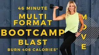 46-МИНУТНЫЙ МНОГОФОРМАТНЫЙ КУРС BOOTCAMP | Кардио и силовые тренировки | Тренировки для женщин старше 40 лет