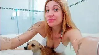 MINHA SEGUNDA PRIMEIRA VEZ NA BANHEIRA DE CASA!