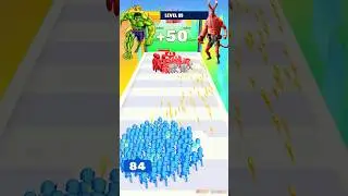 Top War Crowd Hero Level Up vs Monster Red 👿 #shorts #shortsfunny #amogus #funnyshorts #monster