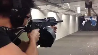 Saiga 12 with MD Arms 20-rd drum
