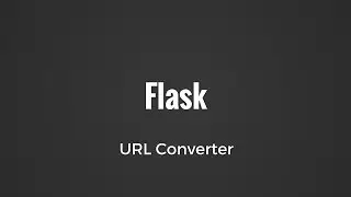 Passing URL Arguments in Flask Using URL Converters