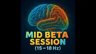 🌈 Mid Beta Isochronic Tones (15–18 Hz) | Focus & Productivity Brainwave Session (40 Min)