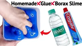 How to make Toothpaste Water Slime Without Glue Borax Activator/Slime Making With Water/ASMR/Slime