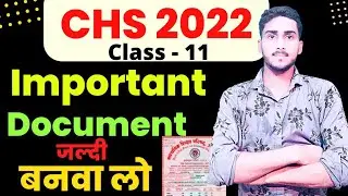 CHS documents || chs class 11 concealing document kon kon se lagege 2022 , chs class 11 counseling