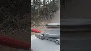 Wheel Rust Removal - Blast Ninja Nozzle + Farrow Flow + Sandblast Pot at Blue Dog Blasting