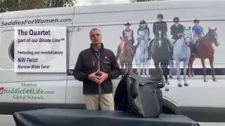 Quartet Dressage Saddle (Bi-Nate Line) by Schleese Saddlery