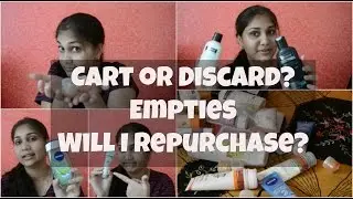 Empties | Products I've Used Up | Would I Re-Purchase? | Indian Youtuber