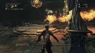 Bloodborne Beast Possessed Soul Chalice Dungeon Boss Fight Easy Strategy