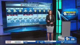 Monica has your Exclusive 9 day forecast