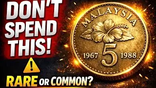 НЕ ТРАТЬТЕ эту малайзийскую монету в 5 сен ❌ Она стоит целое состояние!