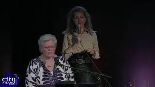 Gudstj&auml;nst i Citykyrkan &Auml;lmhult, Maria Newman predikar.