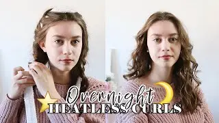 Heatless curls overnight | Enya Mona