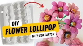 DIY Flower Lollipop | Gift Idea | Valentines Craft
