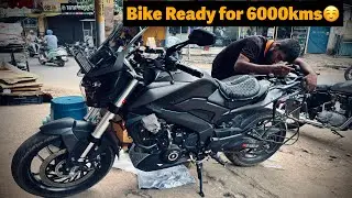 Dominar 400 saddle stay installation before long distance ride ☺️